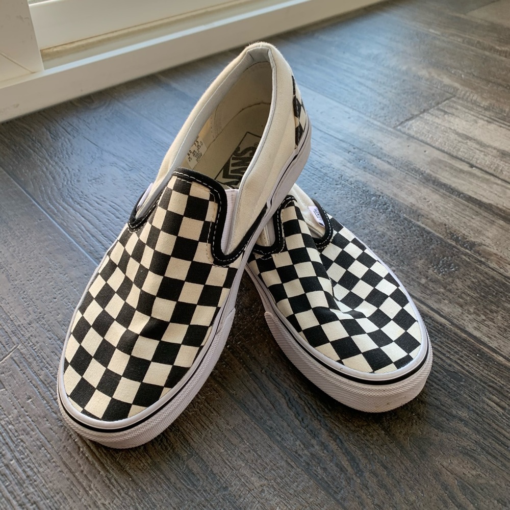 Checkered Slip-On Vans